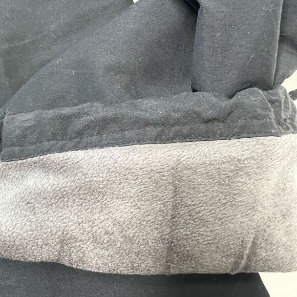 Quehua France Parachute Loose-Fit Trousers Fleece-lined Size S Black UltraLight - Picture 5 of 16